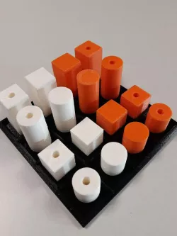 Figures for Quarto board game