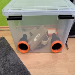 Glove box clean room