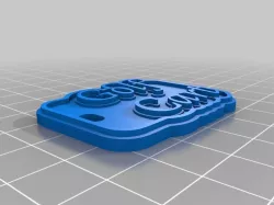 Golf Cart Keychain