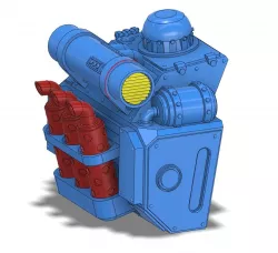 Hazardous Environment Adaptation, Tank (HEAT), Mars pattern