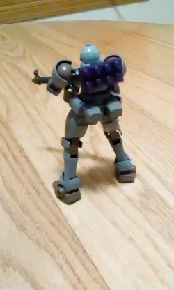 Lego-like Studded backpack for Gundam Models