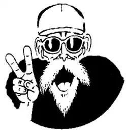 Master Roshi stencil
