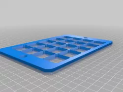 My Customized , 3D Printable Keyguard for Grid-based, Free-form, and Hybrid AAC Apps on Tablets