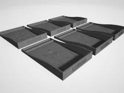Necromunda Dice Tray Set - all Clan Houses - Collectors Edition