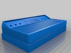 Pong console and paddles