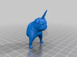 Pugicorn: Half pug, half unicorn