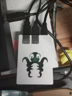 Raspberry Pi 3 Case - No Screws - Octoprint logo