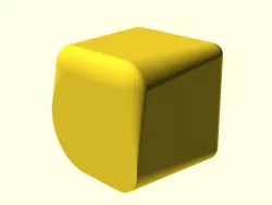 Rounded cube (sphere)