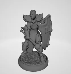 RPG Miniature - Paladin or Cleric