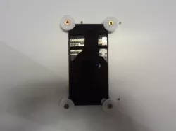 Smartphone or tablet universal anti-theft wall mount bracket  and drilling template
