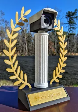 Surveillance Camera Trophy