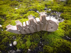 TardiFlex - The flexible tardigrade with stronger hinges (& keychain!)