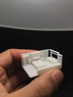 Tiny bedroom!