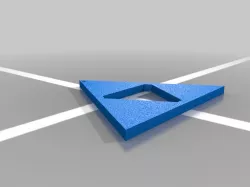 Triforce keychain