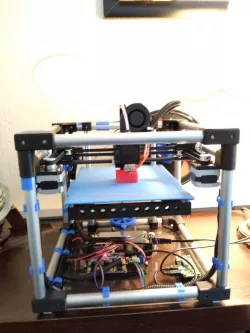 Tube Cube: Portable CoreXY printer with NEMA14, Bluetooth, etc