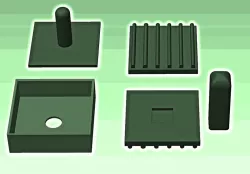 Vegan Burger -hamburger press    (square)