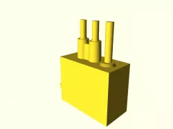 Vex 393 Motor Model (scad)