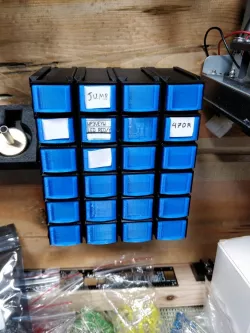 Wall Mount for Component Drawers.