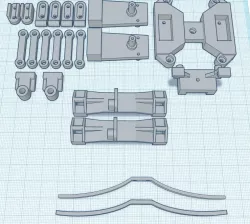 WPL 6x6 Rear axle truck.