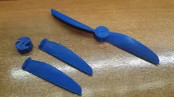 3D Printed 2 blade propeller 6xY