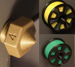 3D Printer Door Knobs ( Nozzle & Filament Spool )