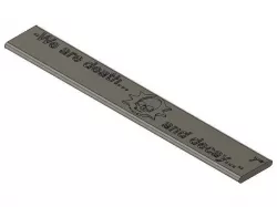 7" Death Guard Combat Gauge