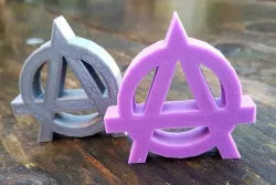 Anarchy keyring