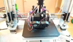 Carriage for modification Geeetech Aluminium Prusa with bondtech extruder (clone) and V6 hot end.