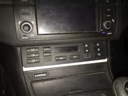 clima dual din adaptor lip for BMW E46 