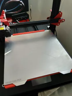 CR10s Pro tabs and stop for Wham Bam magnetic plate