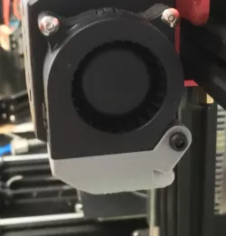 Creality CR-10s Pro Fan Duct easy printing and more secure