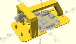 DIYRoboCar 1/28 scale mounting plate
