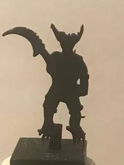 DND silhouette goblin scythe