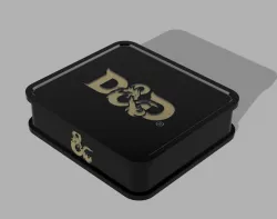 DnD Stackable miniature box with lid