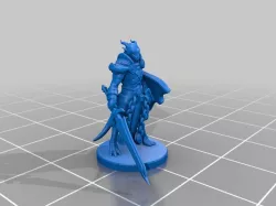 Dragonborn Paladin Miniature