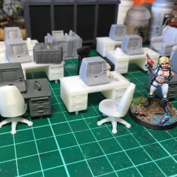 Fallout 4 Office Desk FWW 28mm / 32mm scale