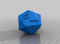 Fitness Dice D20