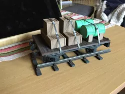 Flatbed Wagon for 16mm Scale Garden Railway