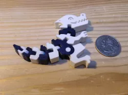 Flexi Dino Keychain Remix