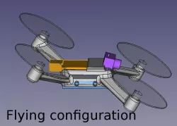 FPV streamlined quad