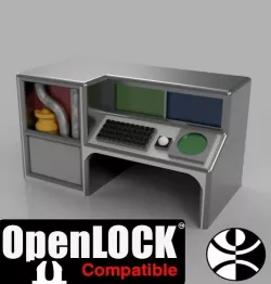 Futuristic Computer Terminal
