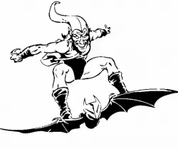 Green Goblin stencil
