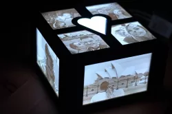 Heart Lithophane Lamp
