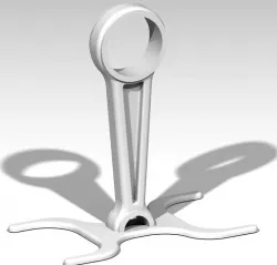 Heasphone stand connecting rod