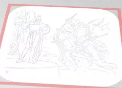 Heimdall and Valkyries - Norse God and Valkyries