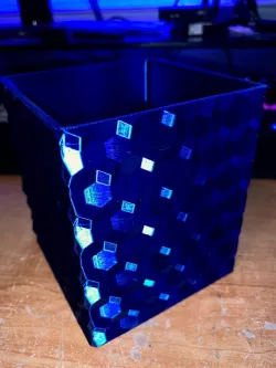 Hypercube Symbol Pen Holder