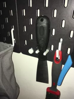 Ikea Skadis Hook for scraper
