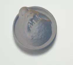 Jabba The Hutt - Throne Rail Gargoyle - Low Poly