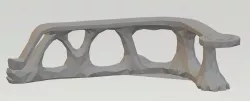 Jabba The Hutt - Throne Rail - Low Poly