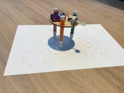 Lasercut Drawing Robot Base